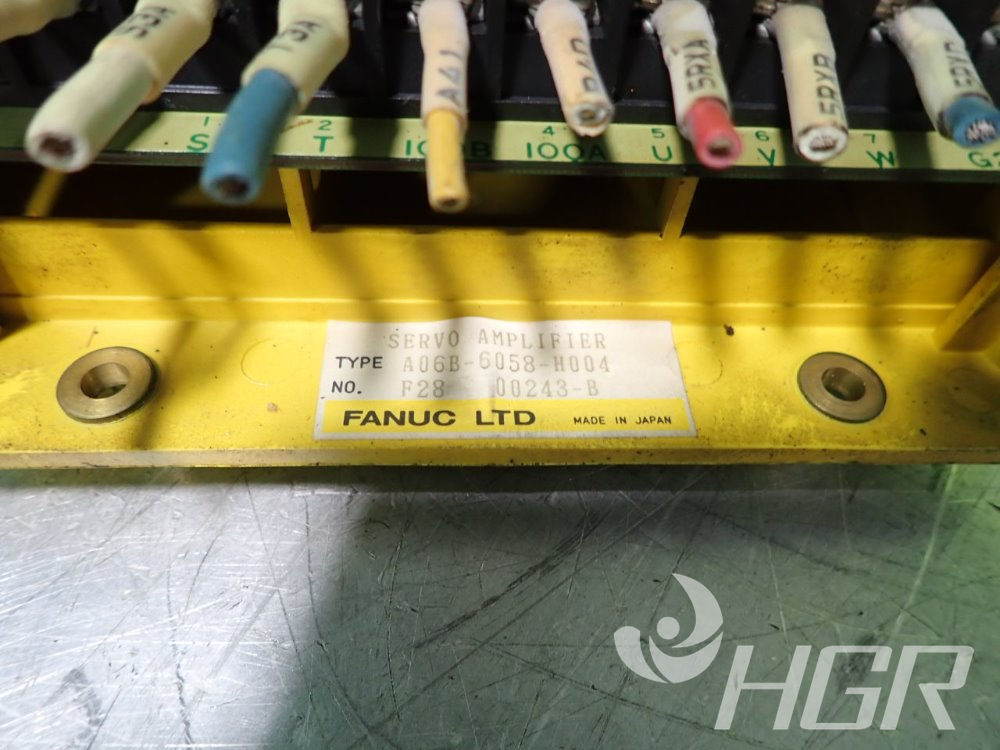 Used Fanuc Fanuc A06b-6058-h004 Servo Amplifier | HGR Industrial