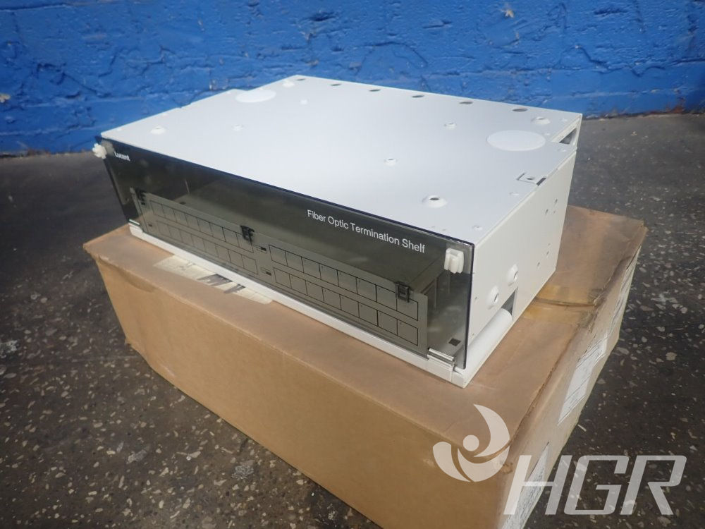 Used Lucent Fiber Optic Termination Shelf HGR Industrial Surplus