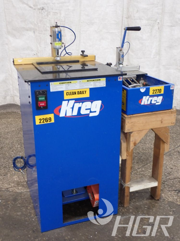 Kreg DK1100 TP Benchtop Single-Spindle Pneumatic Pocket-Hole Machine