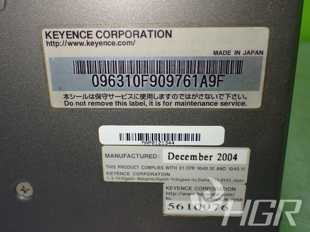 Manufactured by - KEYENCE CORP