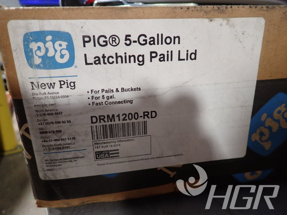 Used Pig Latching Drum Lid