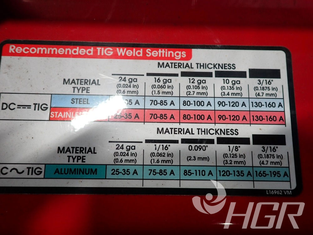 MIG Welding Electrodes Wire Selection, Charts Settings And
