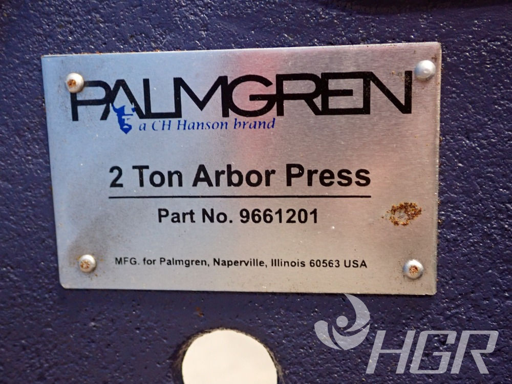 Palmgren 2 Ton Arbor Press