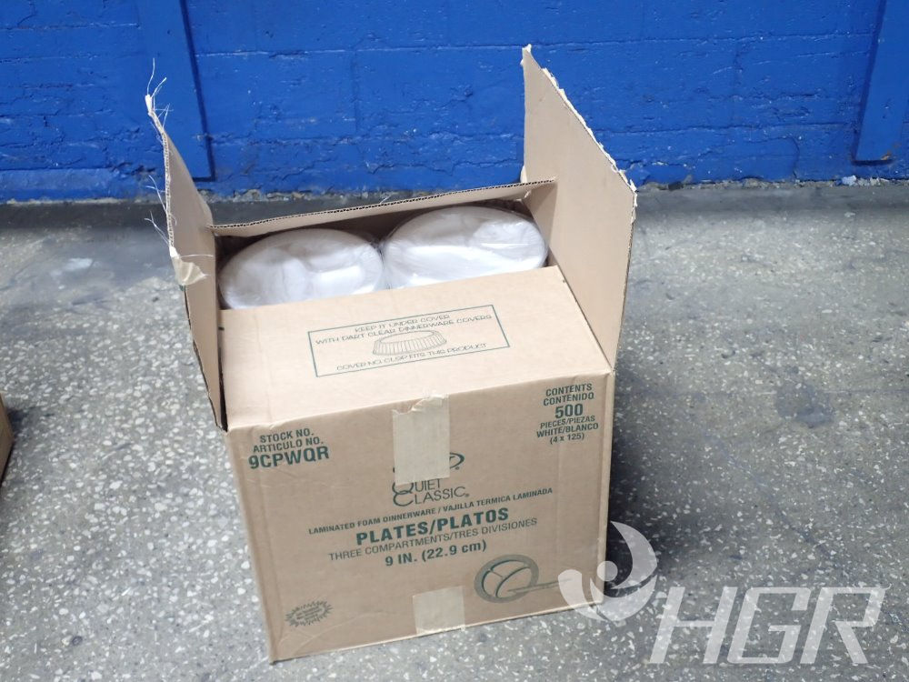 9 Styrofoam Plates 500/Case