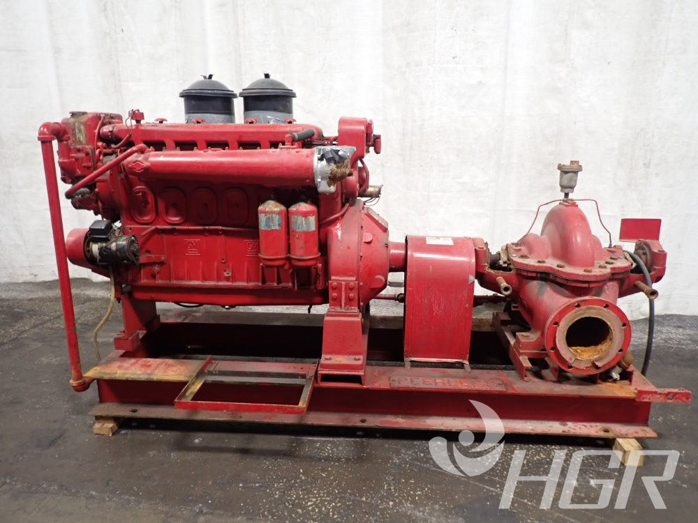 Used Peerless Pump Peerless Pump Pta-1sd-50 Diesel Fire Pump | HGR...