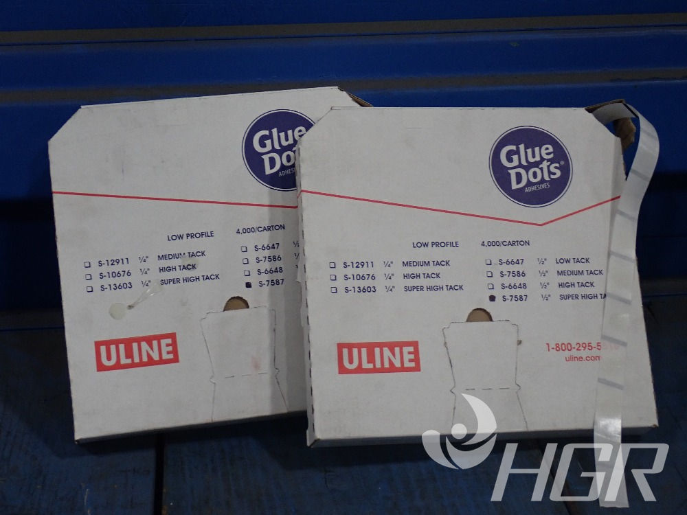 Glue Dots - 1/2, Low Profile, Medium Tack S-7586 - Uline