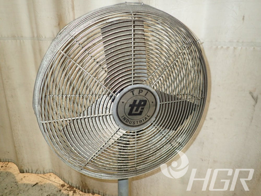 Used Tpi Industrial Electric Pedestal Fan HGR Industrial Surplus
