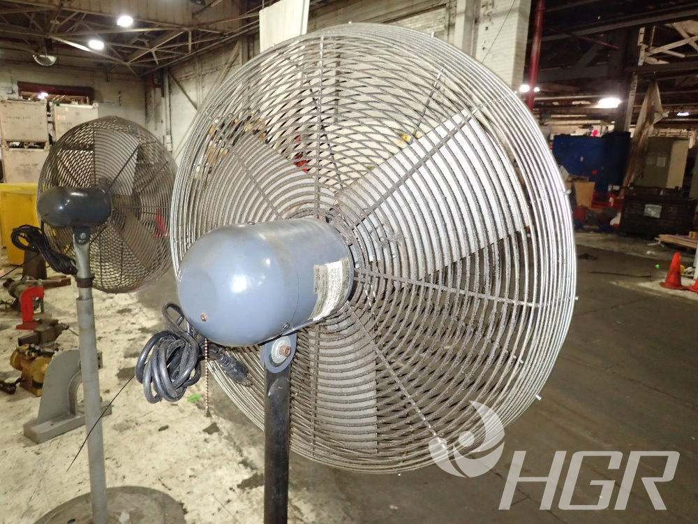 Used Tpi Industrial Electric Pedestal Fan HGR Industrial Surplus