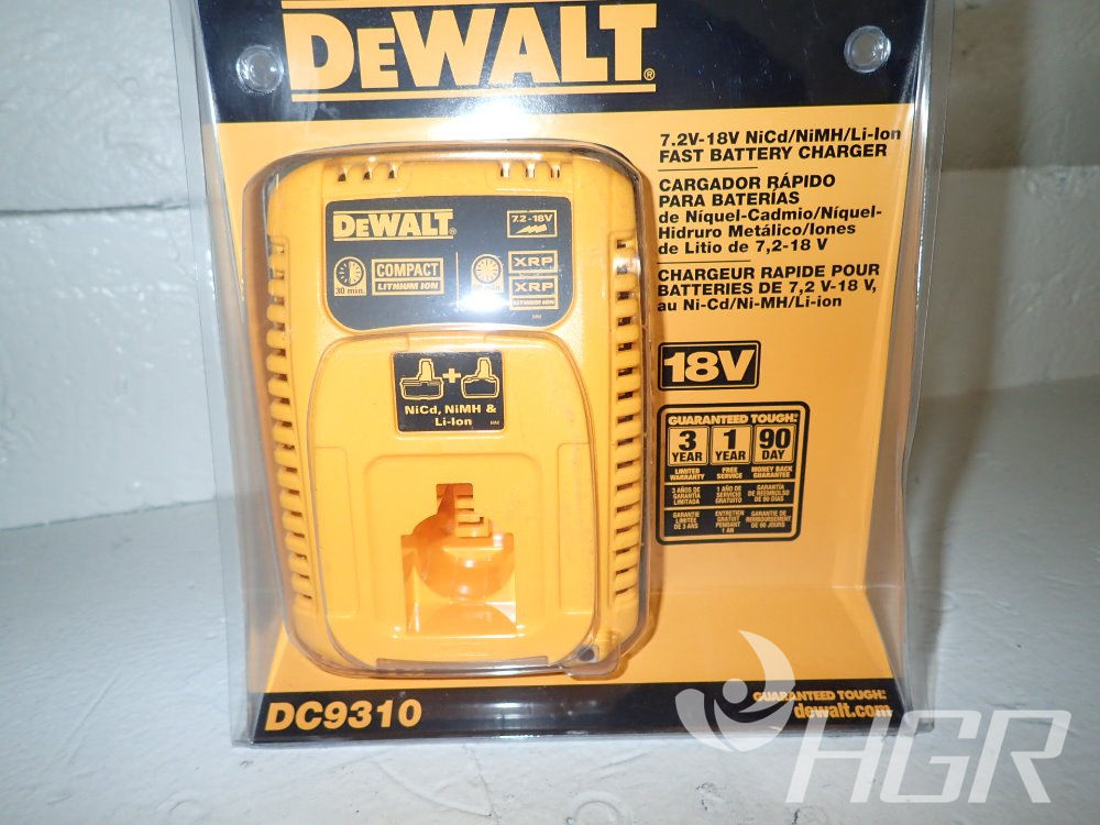 Chargeur rapide pour Dewalt 7.2v-18v, Batterie Ni-mh