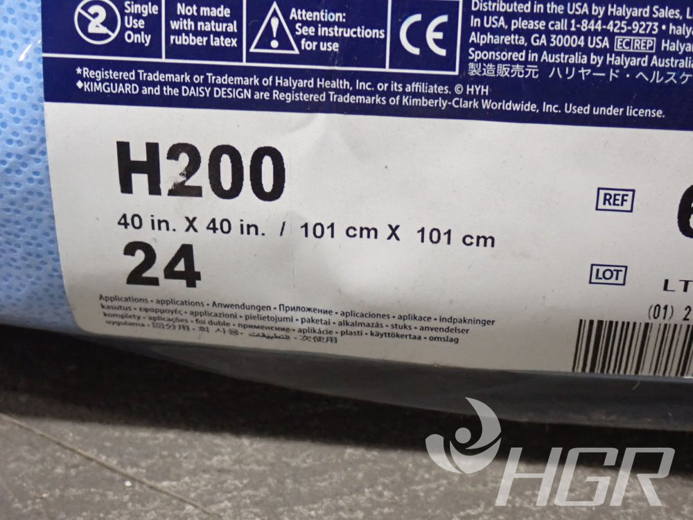 Used Halyard Sterilization Wraps HGR Industrial Surplus