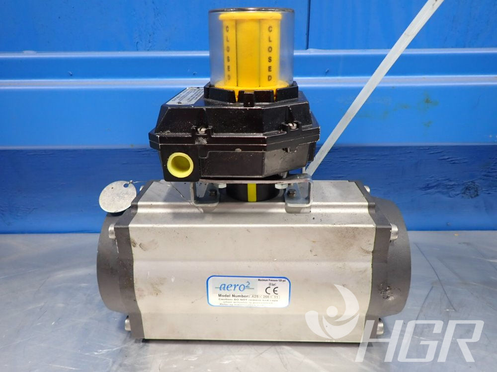 Used Aero 2 Pneumatic Actuator With Valve Position Monitor Hgr Industrial 