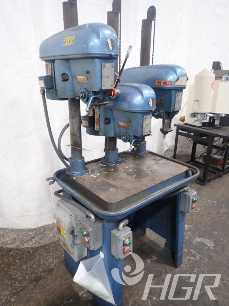 Used Delta/rockwell 3 Turret Drill Press HGR Industrial Surplus