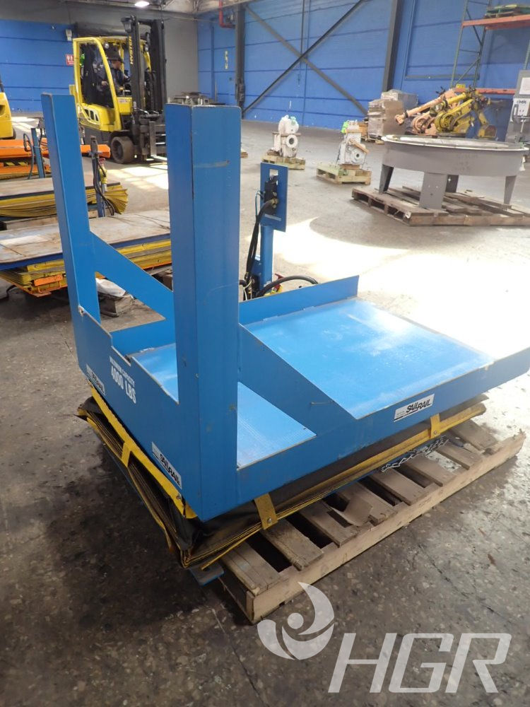 Used Sailrail Lift Table | HGR Industrial Surplus