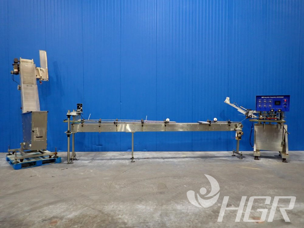 Used Inline Filling Systems Capper W Elevator Sorter Feeder HGR...