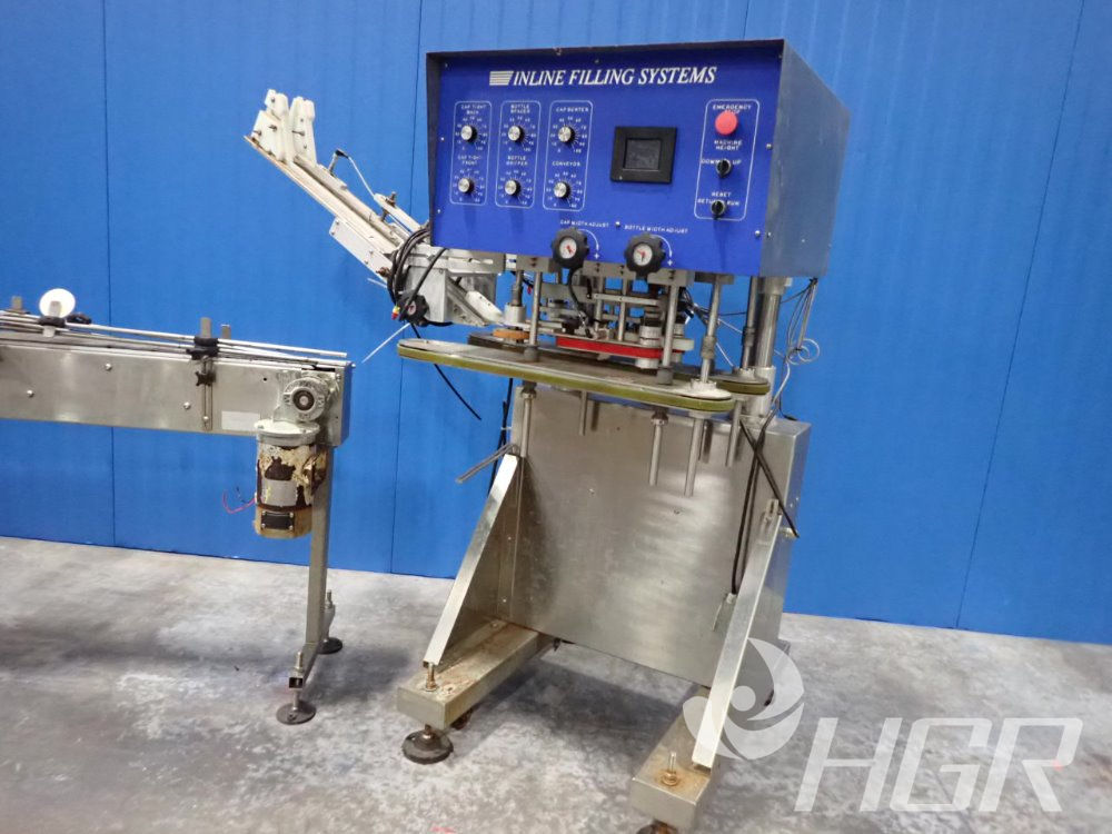 Used Inline Filling Systems Capper W Elevator Sorter Feeder HGR...