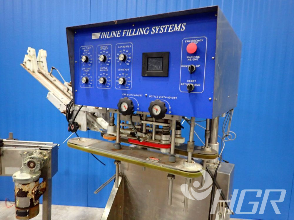 Used Inline Filling Systems Capper W Elevator Sorter Feeder HGR...