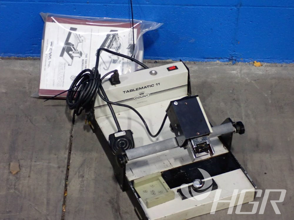 Used count numbering machine hgr 24