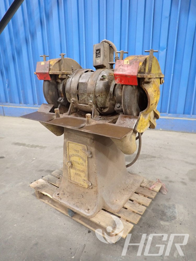 Used Us Electrical Pedestal Grinder HGR Industrial Surplus