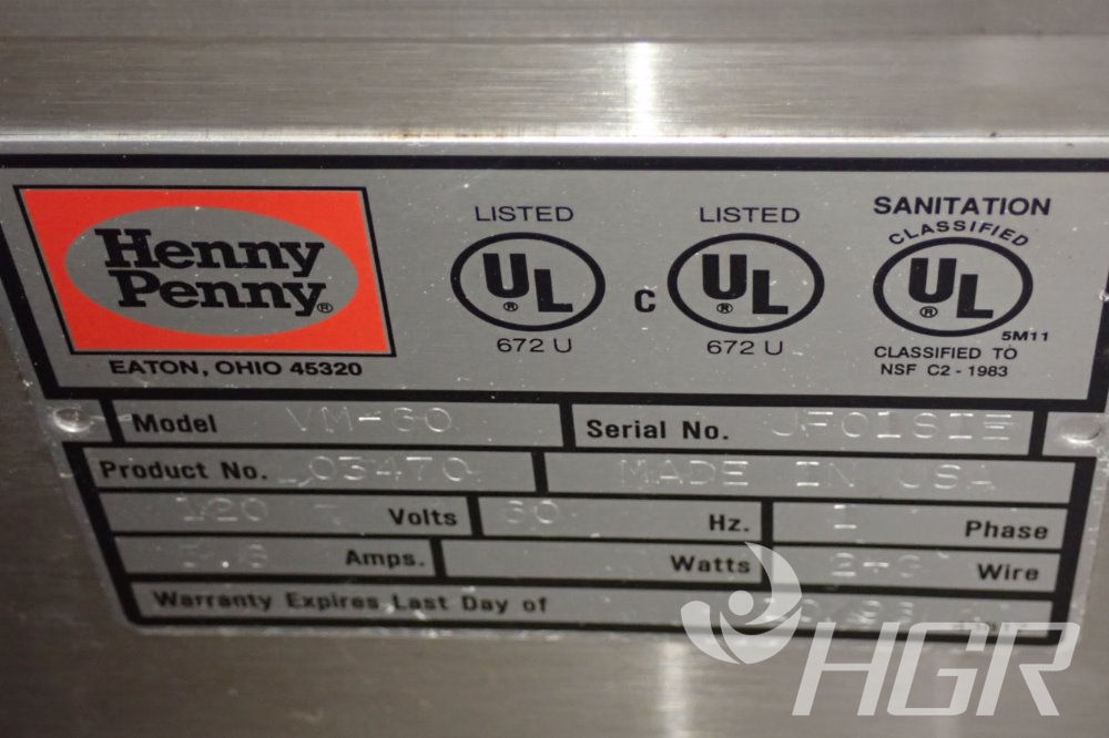 Used Henny Penny Vacuum Marinator