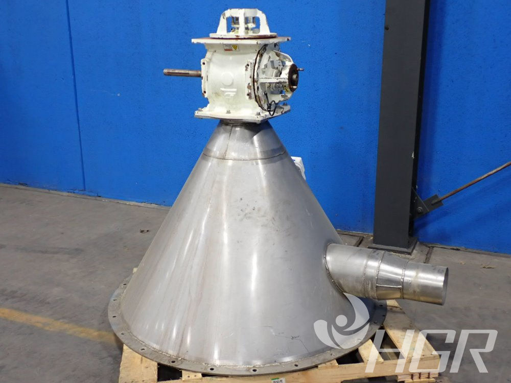 Used Bindicator S/s Hopper W/rotary Valve HGR Industrial Surplus