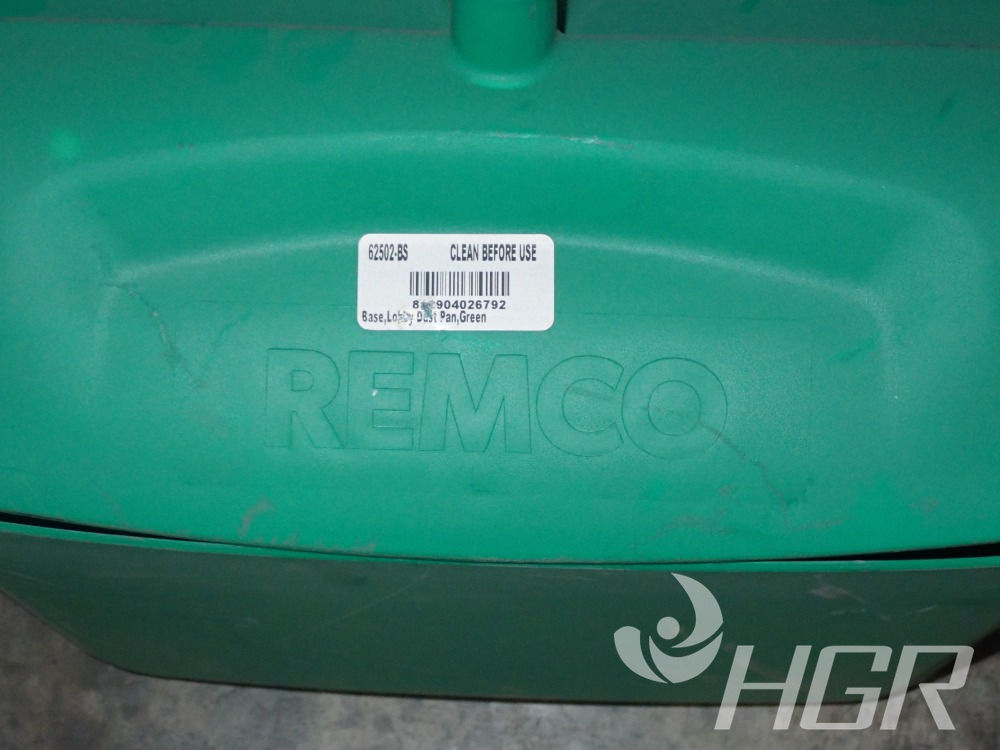 Remco 62502 Green Lobby Broom and Dustpan