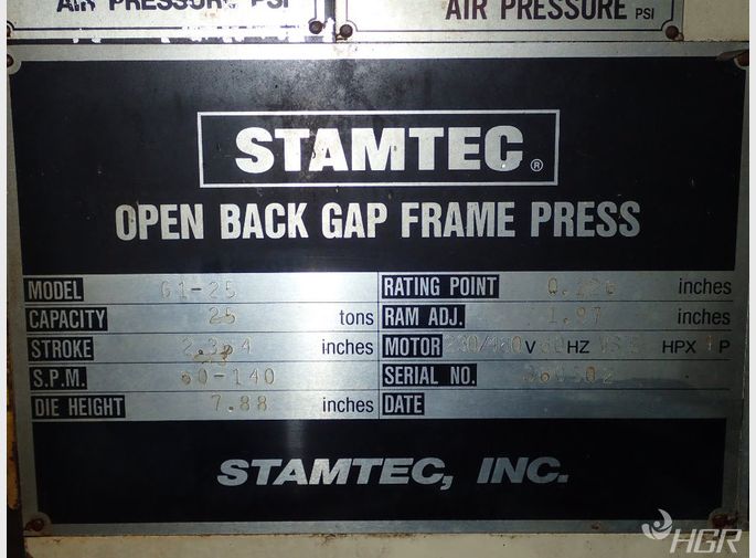 Stamtee Open Back Gap Frame Press