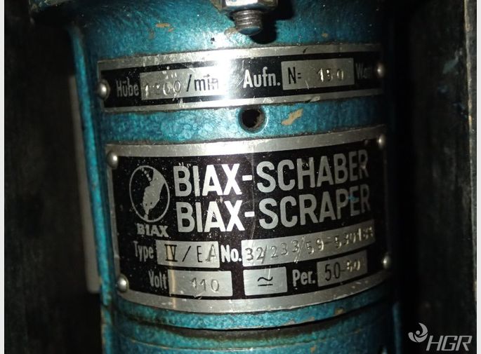Biax  Schaber  Electric Scraper 