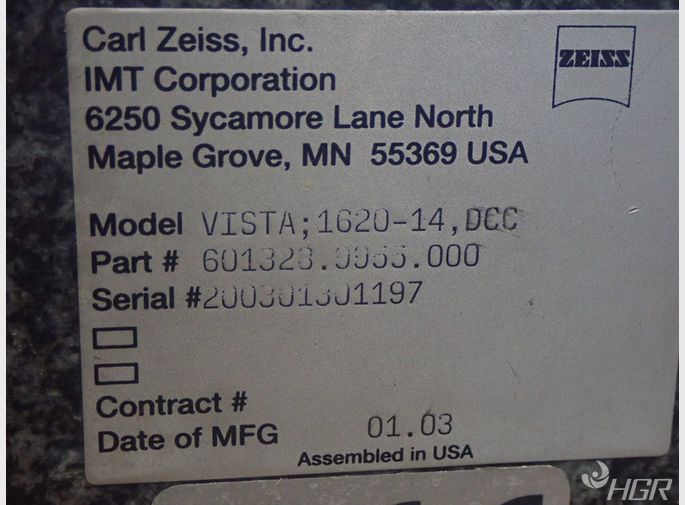 Carl Zeis Imty Corp Granite Surface Plate