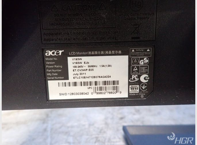 Acer Monitor