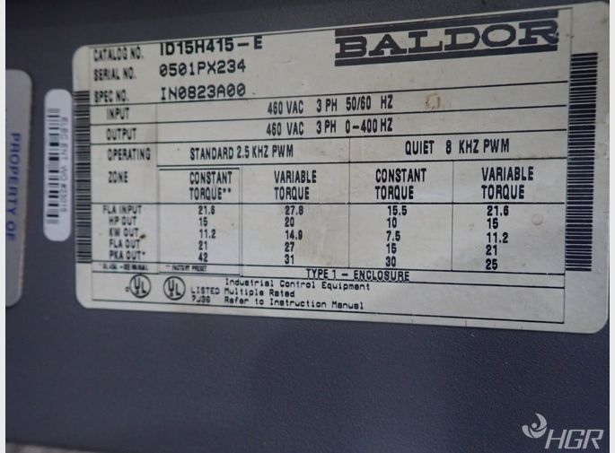 Baldor Adjustable Speed Drive