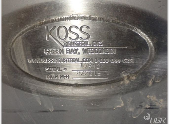 Koss Ss Cheese Vat  Ph Control Vat