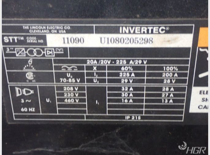 Lincoln Electric Lincoln Electric Invertec Stt Ii Welder
