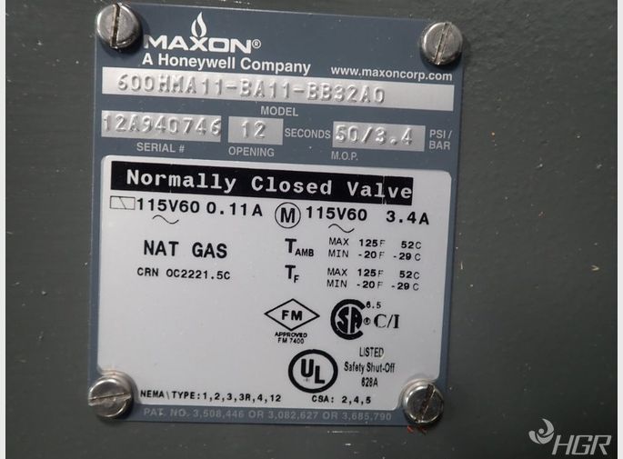 Maxon Normally Closed Valve