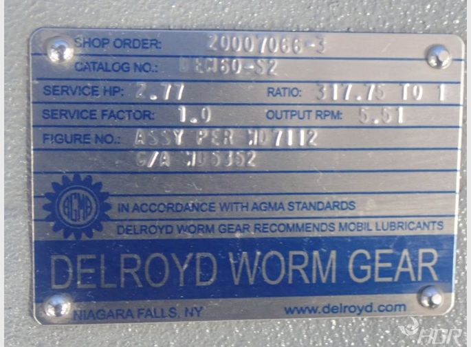 Delroyd Worm Gear