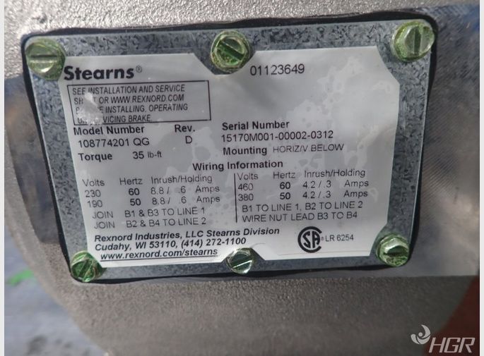 Stearns Cface Coupler Brake