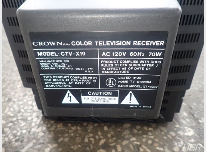 Crown Color Video Monitor