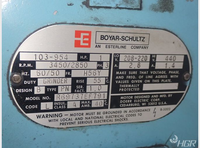 Boyarschultz Surface Grinder