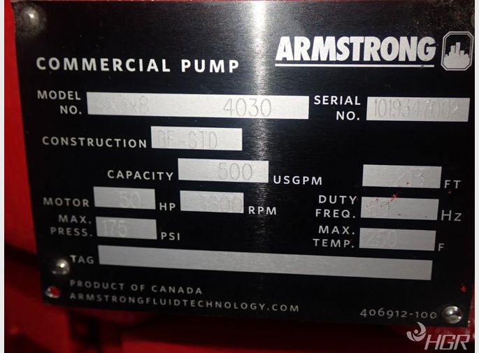 Armstrong Armstrong 4x3x8 4030 Pump