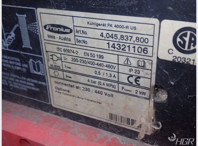 Fronius Fronius Transpuls Synergic 4000mv Welder