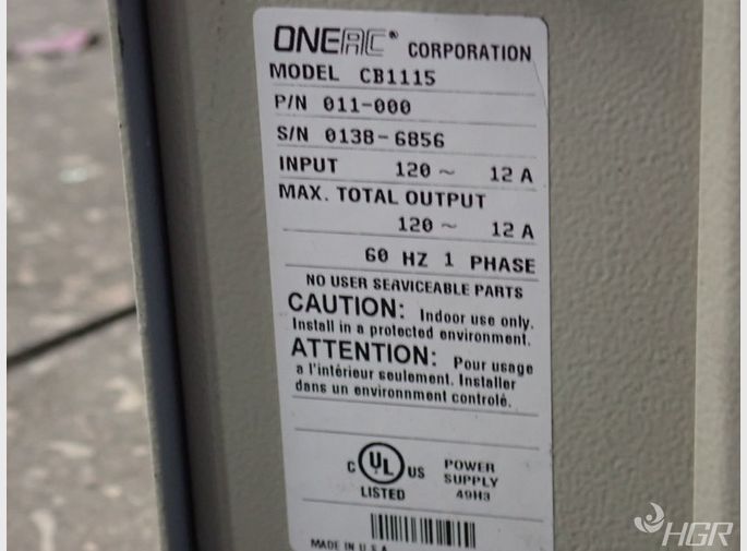 One Ac Power Supply