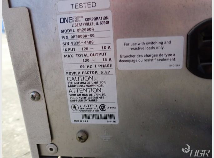 One Ac Power Supply