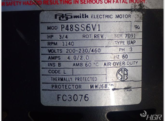 Ao Smith Motor