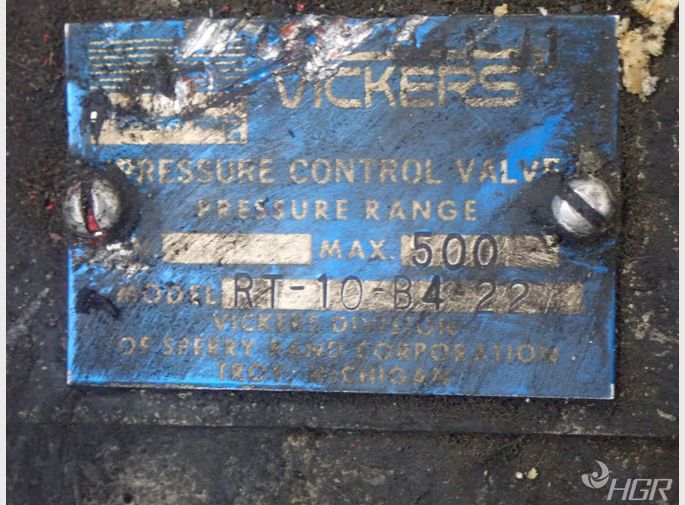 Vickers Pressure Control Valve