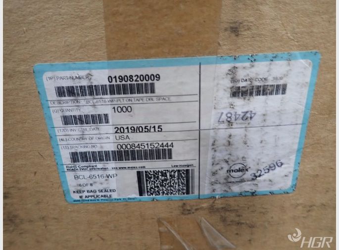 Molex Digikey Rolls