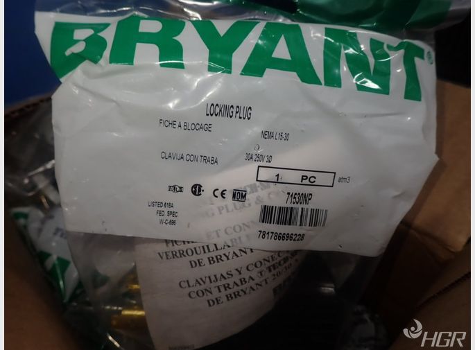 Bryant Locking Plugs