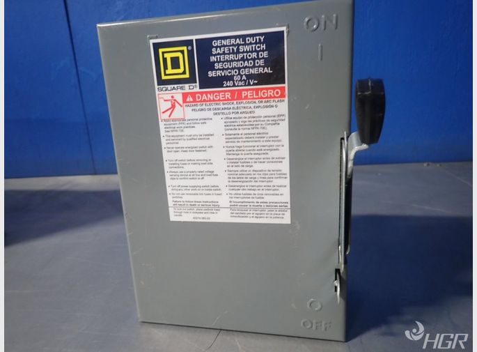 Square D Fusible Disconnectshut Off