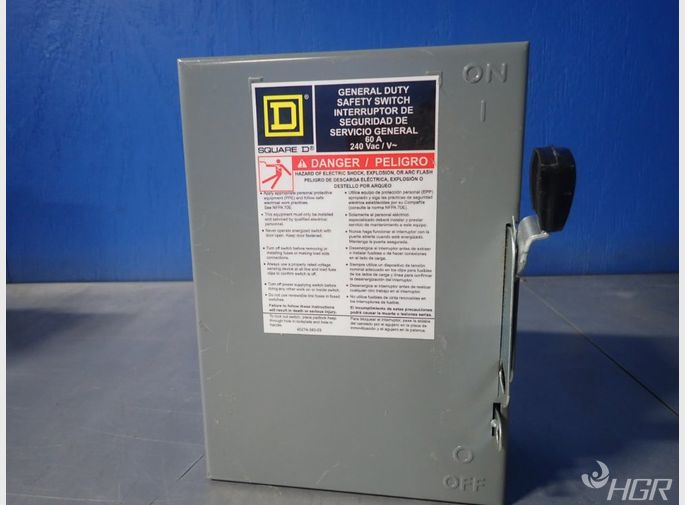 Square D Fusible Disconnectshut Off