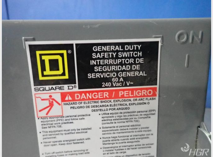Square D Fusible Disconnectshut Off