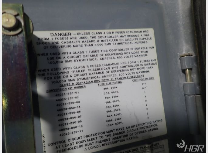 Allen Bradley Combination Starter