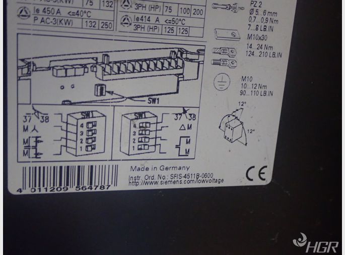 Siemens Motor Controller